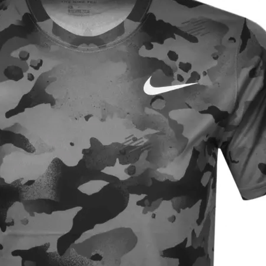 Alternative Image for ProductNike Training Slim Camo T Shirt Grey3